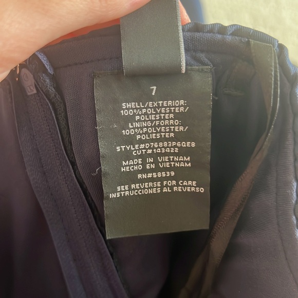 Navy Blue Windsor dress - Picture 3 of 5